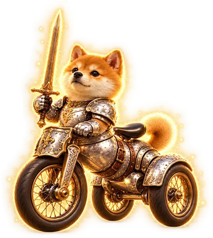 swordbike as an armoured tricycle